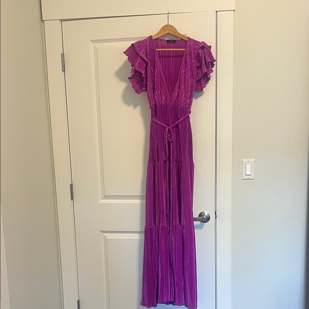 Elegant Purple Maxi Dress
